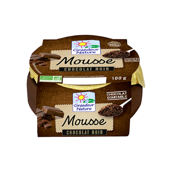 Mousse au chocolat Grandeur Nature 100g