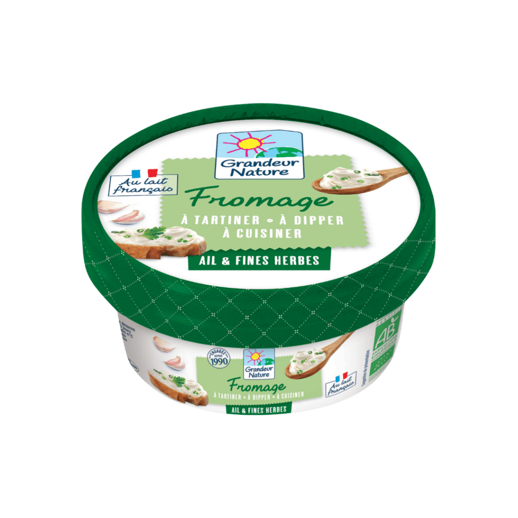 Fromage Ail et fines herbes Grandeur Nature