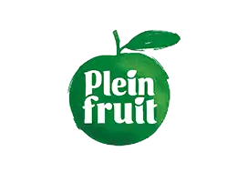 Logo de la marque Plein Fruit, spécialiste des jus. Une marque du groupe Sill.