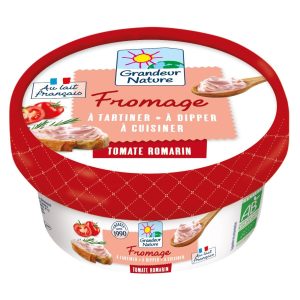 Fromage à tartiner bio Grandeur Nature Tomate et Romarin