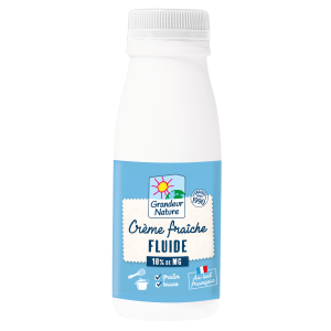 Crème fraiche liquide 25 cl bio Grandeur Nature