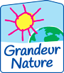 Logo Grandeur Nature, spécialiste du bio