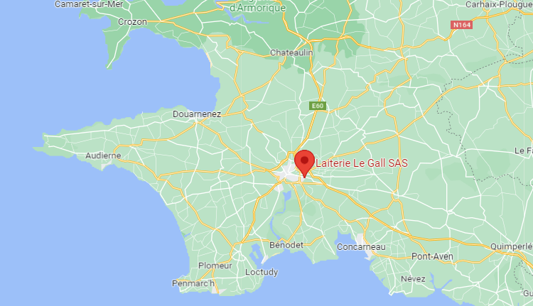 Localisation-quimper-legall-laiterie