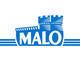 Logo de la marque Malo, fabricant de yaourts, desserts, crèmes, lait...