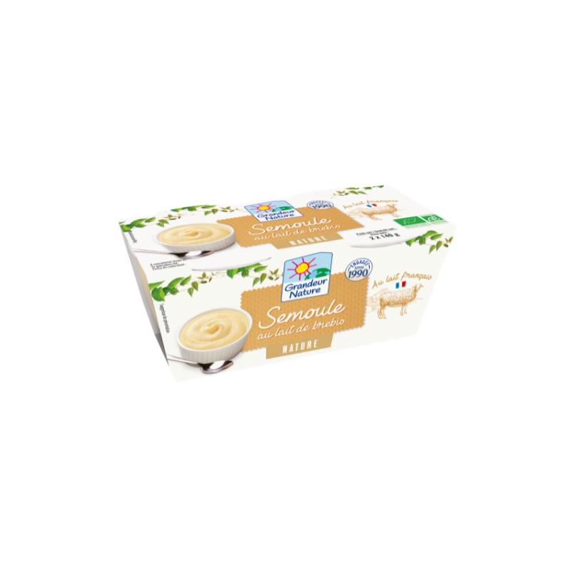 Semoule au lait de brebis bio Grandeur Nature