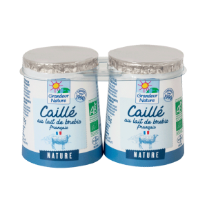 caillé nature au lait de brebis x2