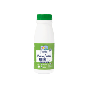 Crème fraîche fleurette 25cl bio Grandeur Nature