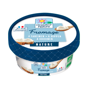 Fromage à tartiner nature bio Grandeur Nature
