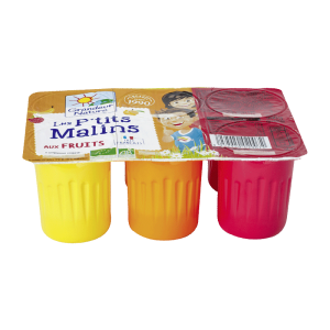 Les p'tits malins Dessert lacté enfants bio Grandeur Nature