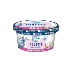 Fromage fouetté échalotte ciboulette au lait de brebis