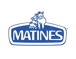 Logo de la marque Matines, spécialiste de la poudre de lait.